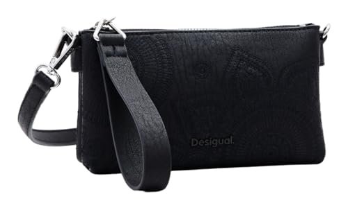 Desigual Women's Accessories PU Others Bi-Fold Wallet, czarny, czarny, 19.6