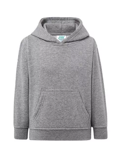 Bluza dziecięca robocza z kapturem szara roz. 12/14 - Bluzy dla dziewczynek - miniaturka - grafika 1