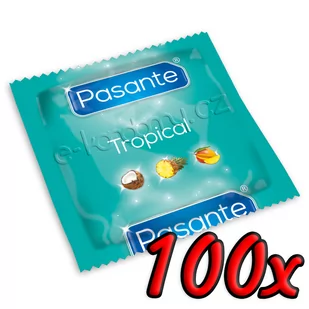 Pasante Tropical Ananas 100 pack - Prezerwatywy - miniaturka - grafika 1