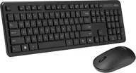 Zestawy myszka + klawiatura - Asus CW100 KEYBOARD+MOUSE/BK/EST/104 90XB0700-BKM1F0 - miniaturka - grafika 1