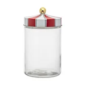 Pojemniki kuchenne - Pojemnik Do Przechowywania Biało-Czerwony 1200 ml Dek. Circus - miniaturka - grafika 1