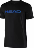 Koszulki sportowe męskie - T-shirt HEAD IVAN Black/Blue - M - miniaturka - grafika 1