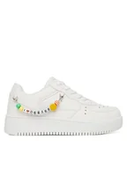 Buty dla dziewczynek - DeeZee Sneakersy 3310606A Biały - miniaturka - grafika 1