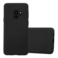 Etui i futerały do telefonów - Etui Pokrowiec Do Samsung Galaxy S9 Obudowa w FROST CZARNY TPU Silikon Case Cover Ochronny Plecki Cadorabo - miniaturka - grafika 1