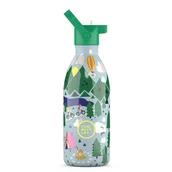 Zestawy naczyń dla dzieci - Cool Bottles Butelka termiczna Kids 500 ml Outdoor Adventure - miniaturka - grafika 1