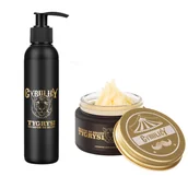 Kosmetyki i akcesoria do pielęgnacji brody - Zestaw kosmetyków do długiej brody "tygrysi" - miniaturka - grafika 1