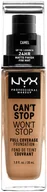 Podkłady do twarzy - NYX Professional Makeup Cant Stop Wont Stop Foundation 12.5 Camel - miniaturka - grafika 1