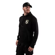 Bluzy męskie - New Era New York Yankees męska bluza z kapturem, blkgld, M - miniaturka - grafika 1