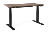 Biurka - Biurko Grow - Czarny - Stelaż i Blat - 140x70 cm - YZ-17 - Walnut - miniaturka - grafika 1