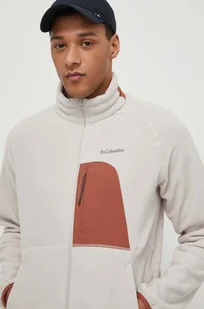 Columbia bluza sportowa Rapid Expedition kolor beżowy gładka - Bluzy męskie - miniaturka - grafika 1