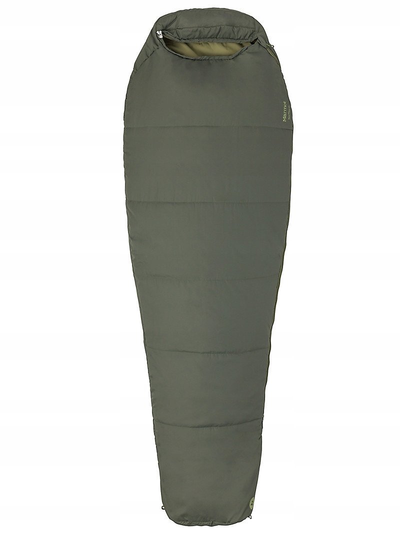 Marmot NanoWave 35 Long (dla mężczyzn do +3,3°C/maks. Wzrost 198 cm / waga 1,080 kg), zielony