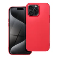 Etui i futerały do telefonów - Futerał SOFT do IPHONE 15 PRO MAX czerwony - miniaturka - grafika 1
