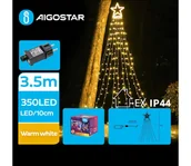 Ozdoby bożonarodzeniowe - Aigostar - LED Świąteczna dekoracja bożonarodzeniowa LED/6W/230V 3,5m IP44 ciepła biel - miniaturka - grafika 1