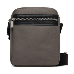Saszetka Calvin Klein Contrast Reporter LV04D3175G Szary - Torby męskie - miniaturka - grafika 1