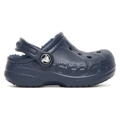 Buty dla chłopców - Klapki basenowe Crocs C-BAYA LINED CLOG T 207501-463 - miniaturka - grafika 1