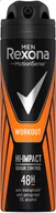 Dezodoranty i antyperspiranty męskie - Rexona MOTION SENSE MEN DEZODORANT SPRAY WORKOUT HI-IMPACT 150ML - miniaturka - grafika 1