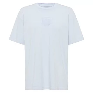 Koszulki męskie - Lee Męski T-shirt z logo Loose, Arctic Ice, L - grafika 1