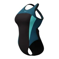 Stroje kąpielowe - Strój pływacki jednoczęściowy damski Speedo High Neck Splice Cross Back - miniaturka - grafika 1
