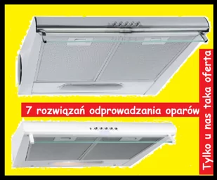 Mora OP640 Biały - Okapy kuchenne - miniaturka - grafika 1
