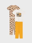 Piżamy chłopięce - Sinsay - Piżamy dwuczęściowe 2 pack - kremowy - miniaturka - grafika 1