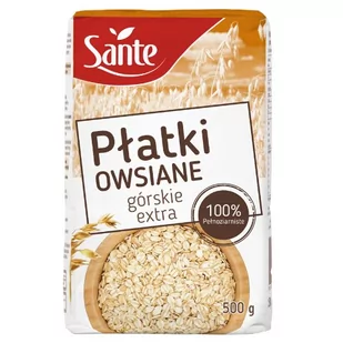 Płatki owsiane górskie extra 500g - Płatki śniadaniowe i musli - miniaturka - grafika 1