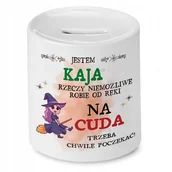 Skarbonki - Skarbonka Dla Kai na Urodziny Imieniny Prezent z Nadrukiem ze Zdjęciem - miniaturka - grafika 1