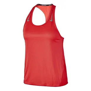 Nike Miler Racer tanktop damski tanktop czerwony Bright Crimson/Reflective Silv M - Koszulki i topy damskie - miniaturka - grafika 1