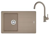 Zlewozmywaki z baterią - Franke Zestawy - Zestaw kuchenny G279KA, zlewozmywak zapachowy BFG 611-78 i bateria FC 6018.424, kaszmir 114.0700.805 - miniaturka - grafika 1