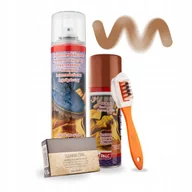 Środki do obuwia i ubrań - Renowator Jasny Brąz z Impregnatem 400 ml i Akcesoriami Palc Zestaw 4w1 - miniaturka - grafika 1