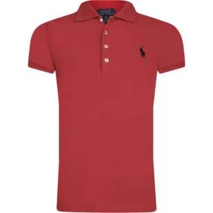 POLO RALPH LAUREN Polo | Regular Fit | pique - Koszulki dla dziewczynek - miniaturka - grafika 1