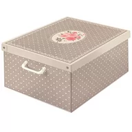 Pudła i pojemniki do przechowywania - Kanguru Collection Collection Dots, tektura, taupe, 50 x 39 x 24 cm 660 PO - miniaturka - grafika 1