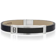 Bransoletki - Biżuteria TOMMY HILFIGER 2701061. Bransoletka, Kolor czarny. Mężczyzna. - miniaturka - grafika 1