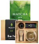 Napoje - Pakiet: Matcha. Kuchnia, energia, harmonia, Zestaw ceremonialny do matchy ze szklaną czarką - herbata - miniaturka - grafika 1