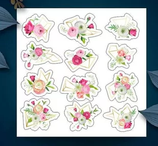 Naklejki do księgi gości, zestaw nr 84 - Wesele i ślub - miniaturka - grafika 1