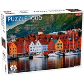 Puzzle - Tactic Puzzle 1000 Bergen Harbour Nowa - miniaturka - grafika 1