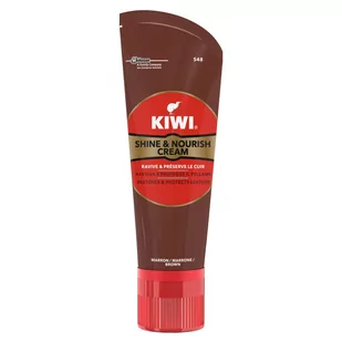Kiwi Brązowa Pasta do Butów w Kremie 75ML - Środki do obuwia i ubrań - miniaturka - grafika 1