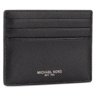 Etui na dokumenty i karty - Etui na karty kredytowe MICHAEL Michael Kors Tall Card Case 39F6LHRD2L Czarny - miniaturka - grafika 1