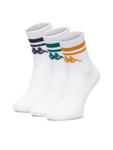 Kappa Skarpety długie CEO_KR_KAPPA_DZ005_W_AW25 Biały - Skarpetki dla dzieci - miniaturka - grafika 1