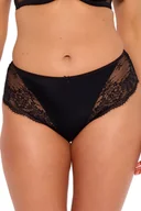Komplety bielizny - Figi damskie z koronką Camilla 1262 czarny  M - miniaturka - grafika 1