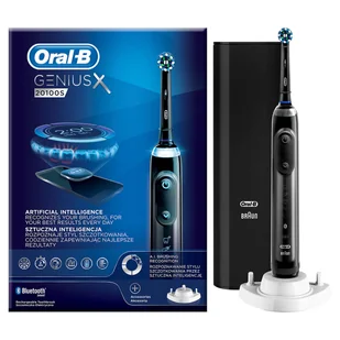 Oral-B Genius X 20100S Czarny - Szczoteczki elektryczne - miniaturka - grafika 1