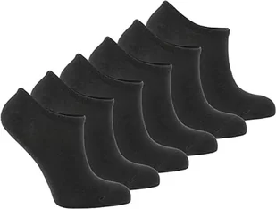 Bonateks, 6 par Wysokiej Jakości Bambusowe Skarpety Sportowe Dla Mężczyzn, Ultra-Miękkie, Oddychające / 6 par Czarnych, Rozmiar Eu: 41-45, Noir - Skarpetki męskie - miniaturka - grafika 1