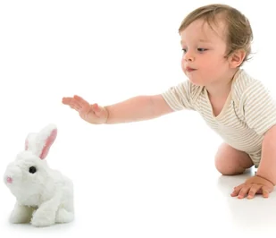 PUGS AT PLAY Interactive toy Jumping rabbit Hopper - Zabawki interaktywne dla dzieci - miniaturka - grafika 1