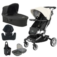 Wózki dziecięce - Larktale Coast Wózek i Gondola 2w1 Cream - miniaturka - grafika 1