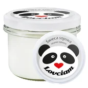 Świece - Naturalna świeca sojowa LOVCIAM kwiatowo-owocowy zapach w słoiku prezent upominek na Walentynki dla kobiety dziewczyny ukochanej żony narzeczonej - miniaturka - grafika 1