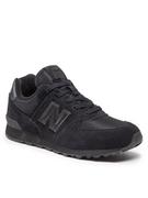 Buty dla chłopców - New Balance Sneakersy GC574EVE Czarny - miniaturka - grafika 1