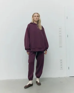 Spodnie Cool mauve wine - Spodnie sportowe damskie Spodnie Cool mauve wine - Spodnie sportowe damskie - miniaturka - grafika 1