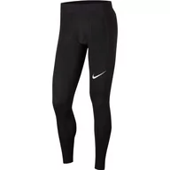 Spodnie męskie - Nike, Spodnie męskie, Gardinien Padded GK Tight CV0045 010, czarny, rozmiar L - miniaturka - grafika 1