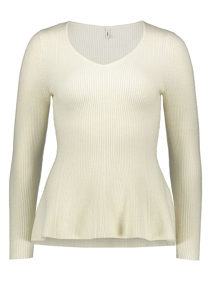 ONLY Sweter w kolorze kremowym
