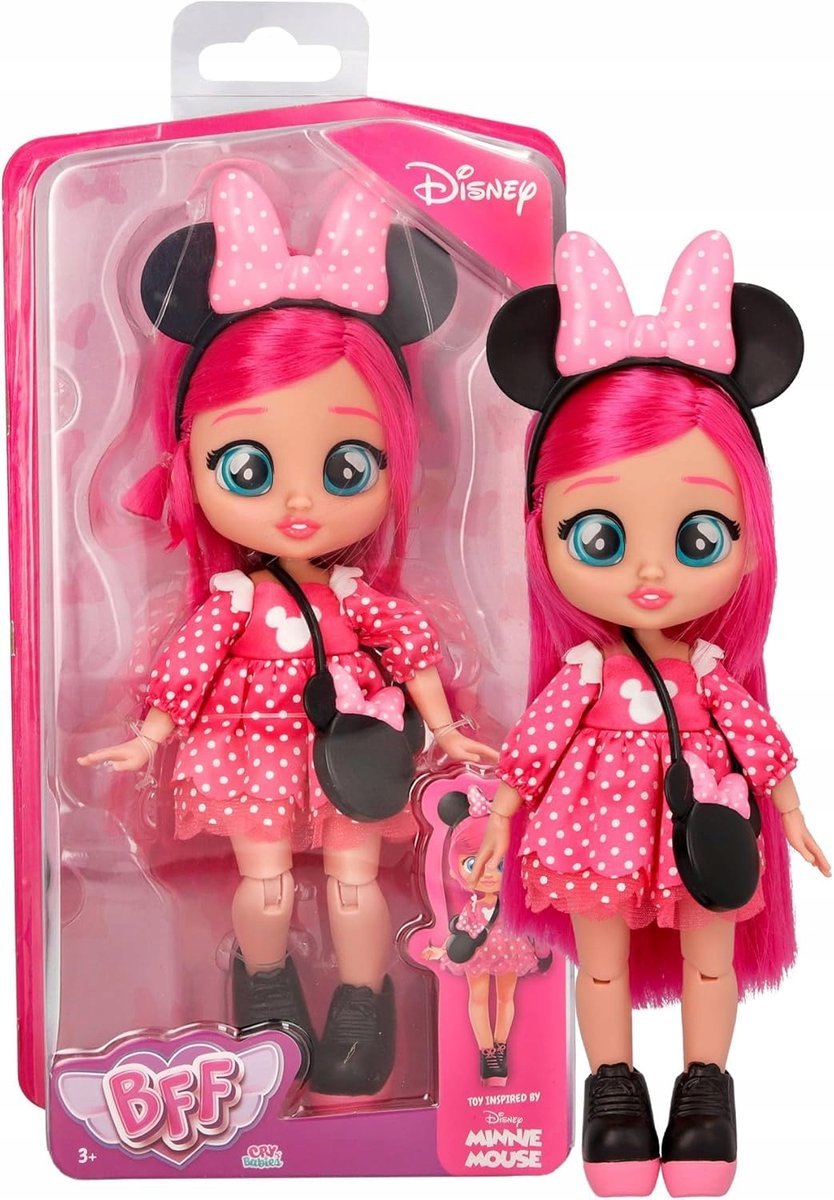 Cry Babies Bff Lalka Disney Minnie Laleczka Dla Dzieci Zestaw Akcesoriów