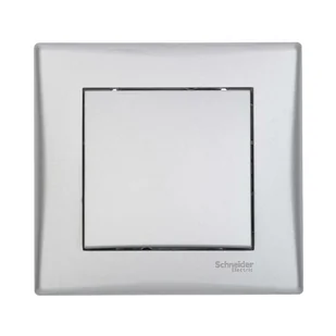 Schneider Przycisk dzwonek / światło SEDNA aluminium - Wyłączniki światła i elektryczne - miniaturka - grafika 1